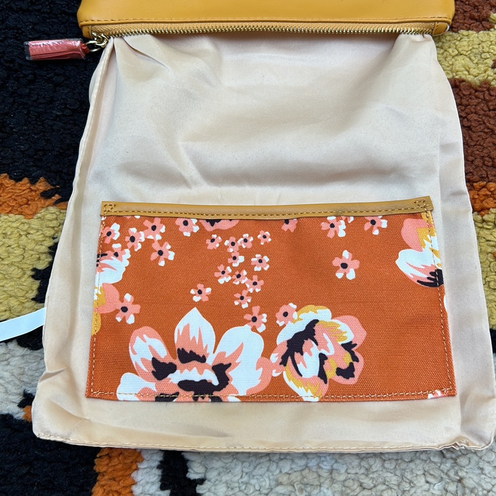 RACHEL PALLY, fold over, floral leather clutch!! - Picture 8 of 15